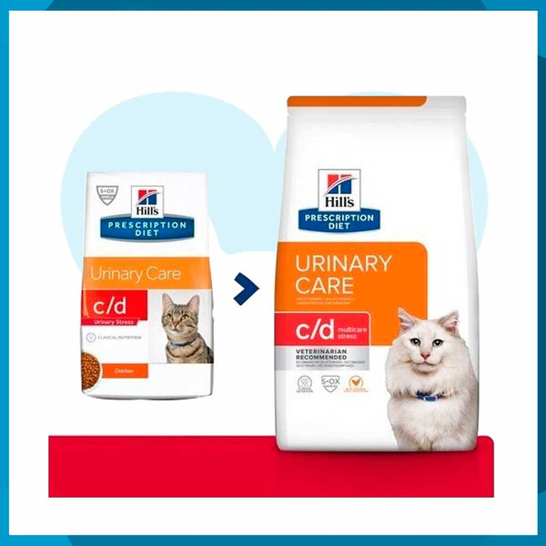 Alimento Hill's Prescription Diet c/d Cuidado Urinario Stress Para Gato 1.8kg
