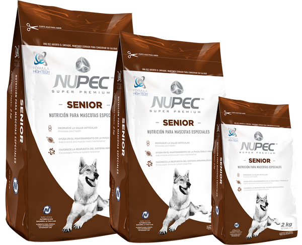 Alimento Nupec Senior Razas Medianas y Grandes 15kg