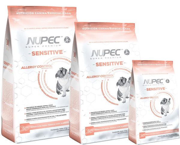 Alimento Nupec Sensitive Razas Medianas y Grandes 15kg